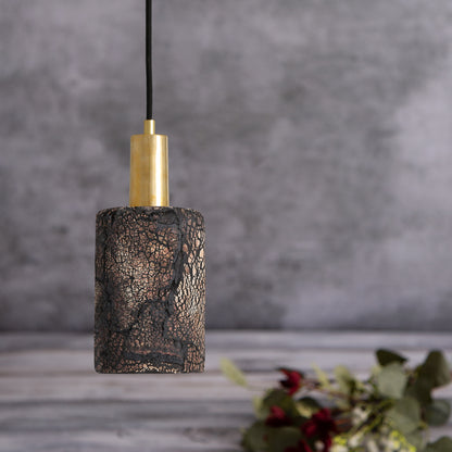 Senna Organic Ceramic Cylinder Pendant Light 12cm