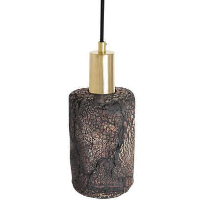 Senna Organic Ceramic Cylinder Pendant Light 12cm