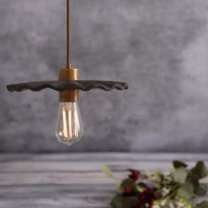 Kapok Organic Ceramic Pendant Light 27cm