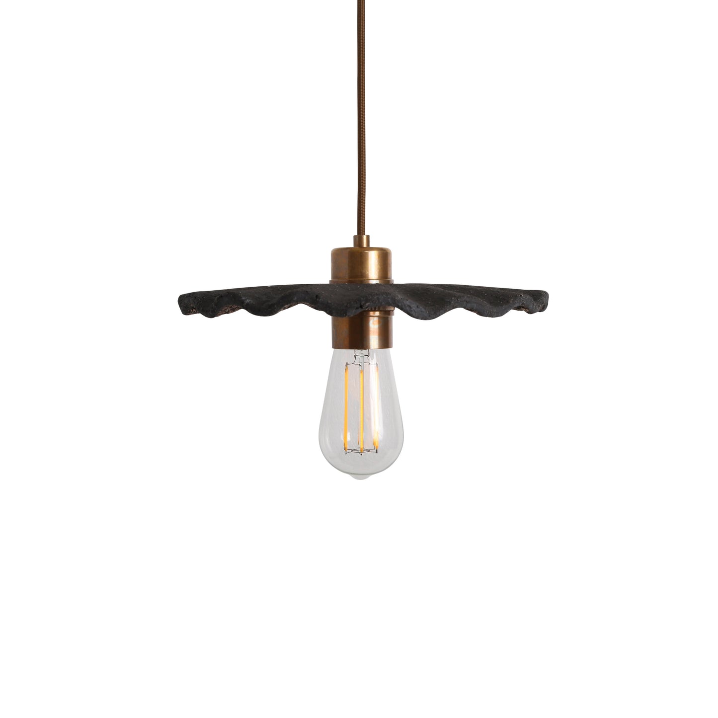 Kapok Organic Ceramic Pendant Light 27cm