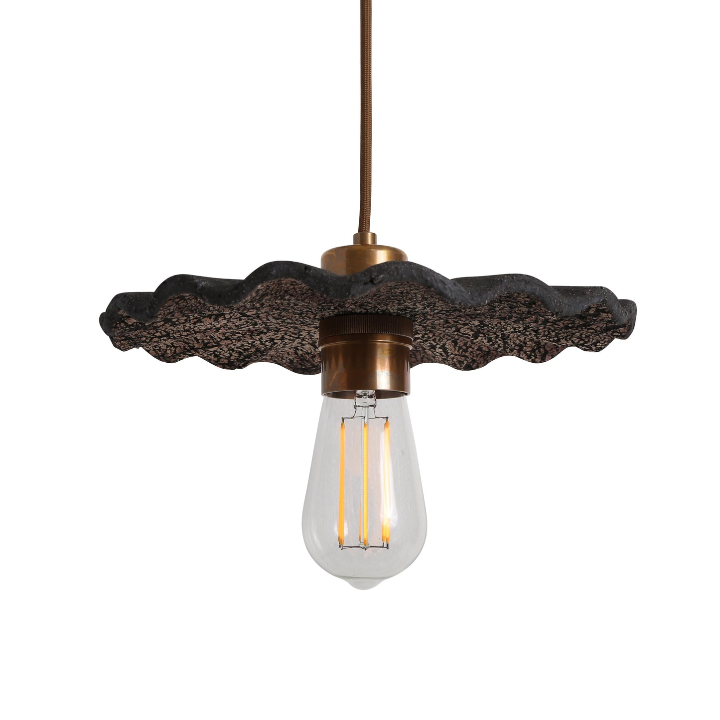 Kapok Organic Ceramic Pendant Light 27cm