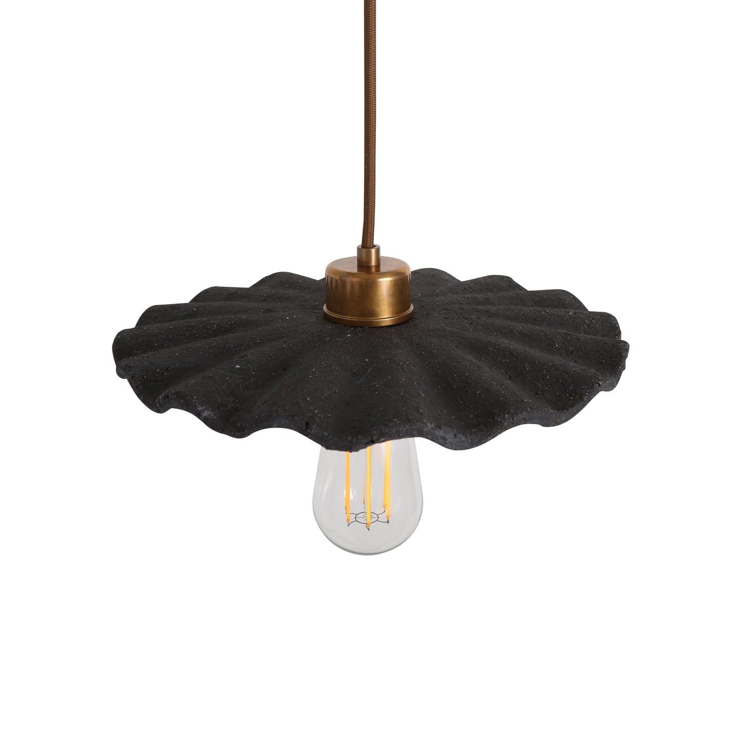 Kapok Organic Ceramic Pendant Light 27cm