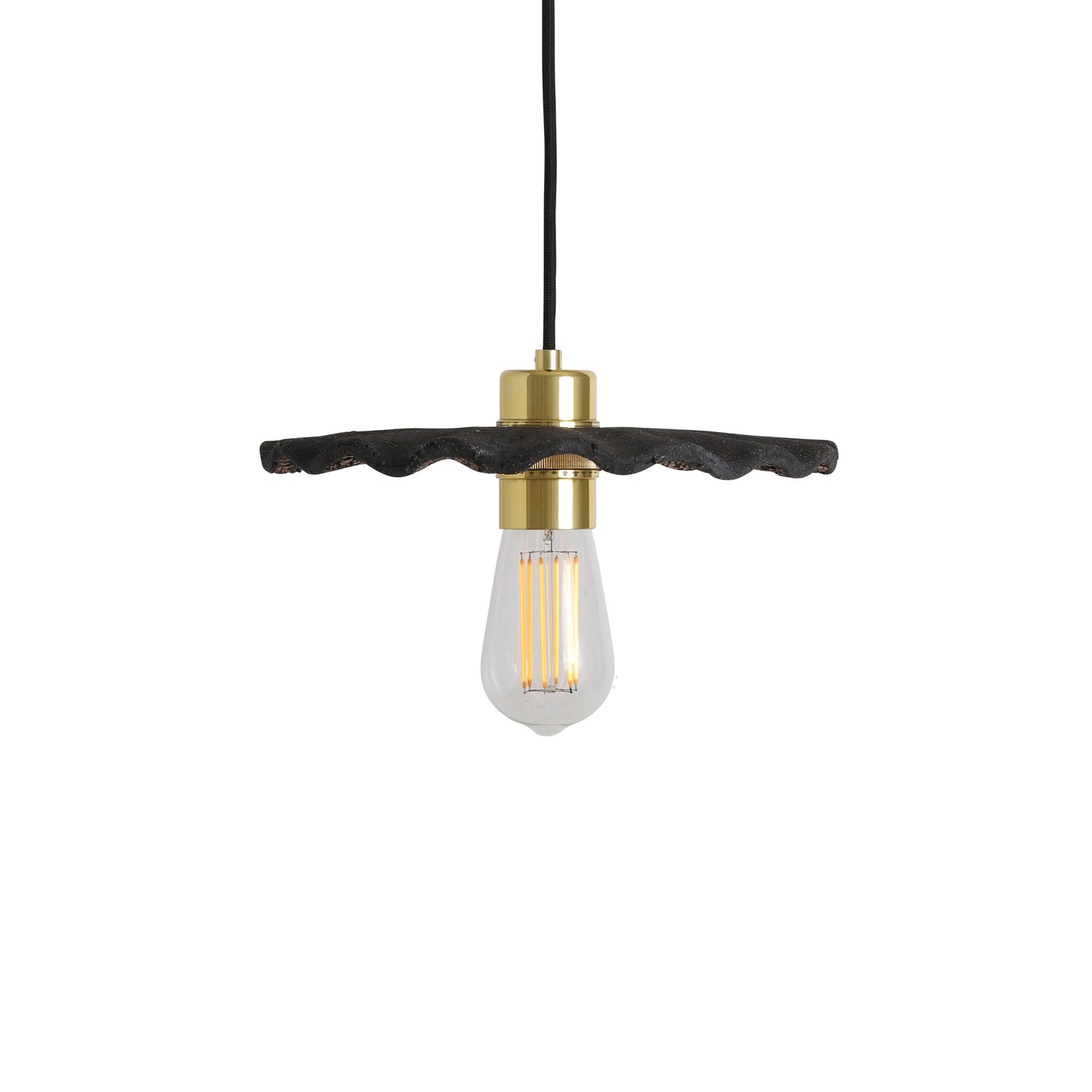 Kapok Organic Ceramic Pendant Light 27cm