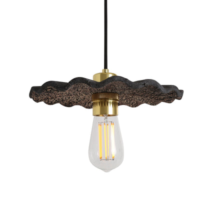 Kapok Organic Ceramic Pendant Light 27cm