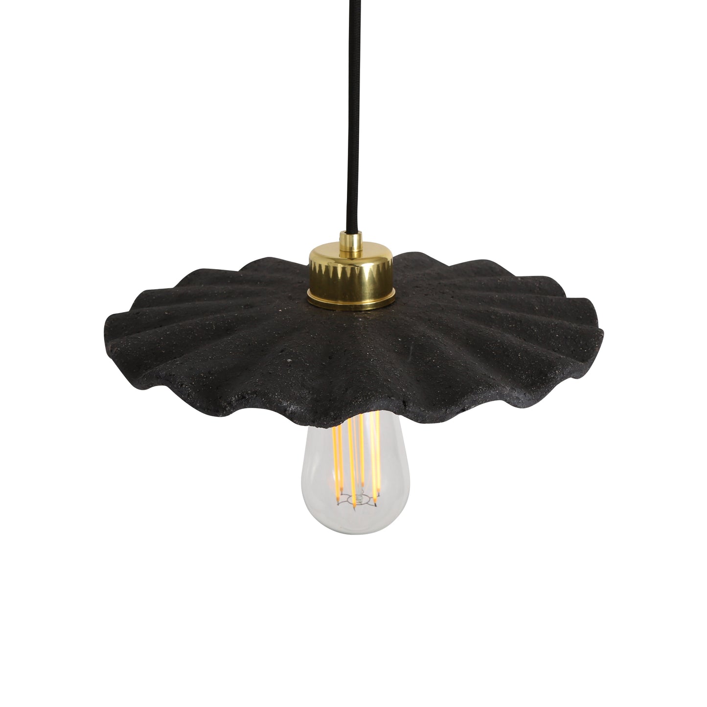 Kapok Organic Ceramic Pendant Light 27cm