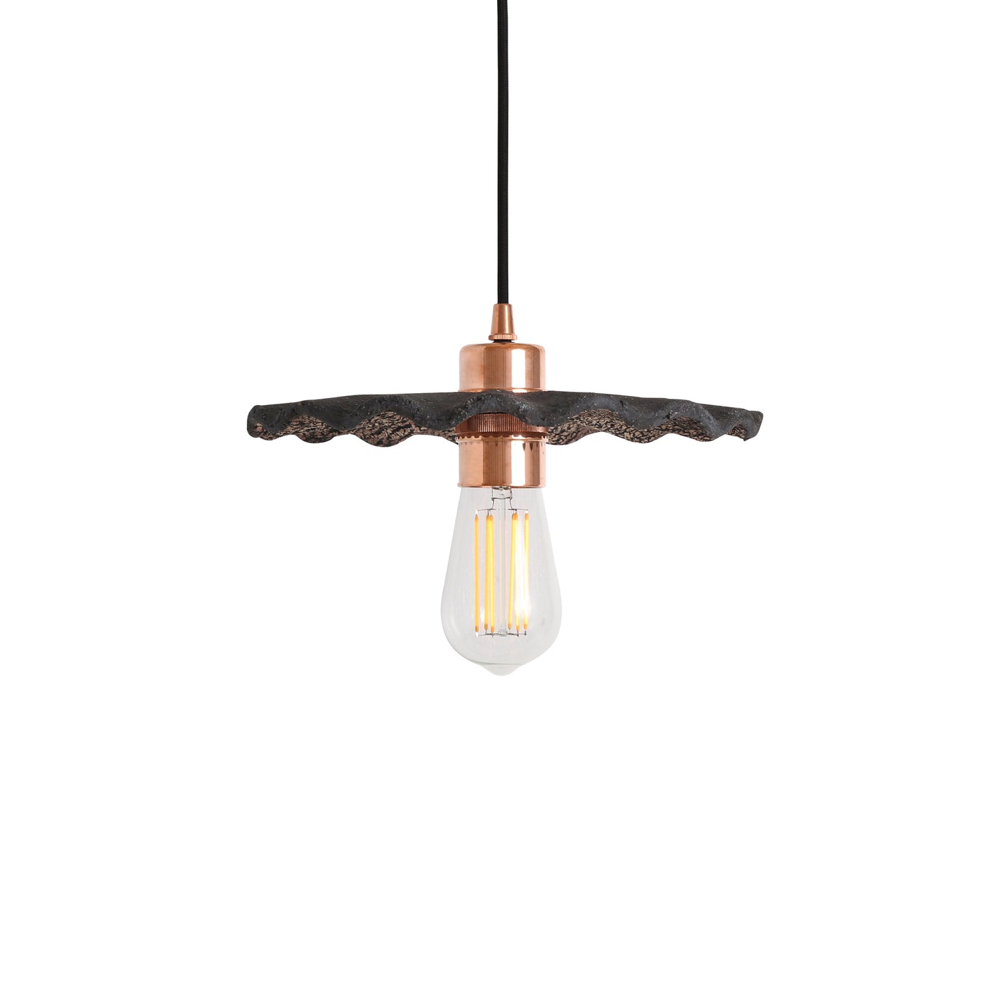 Kapok Organic Ceramic Pendant Light 27cm