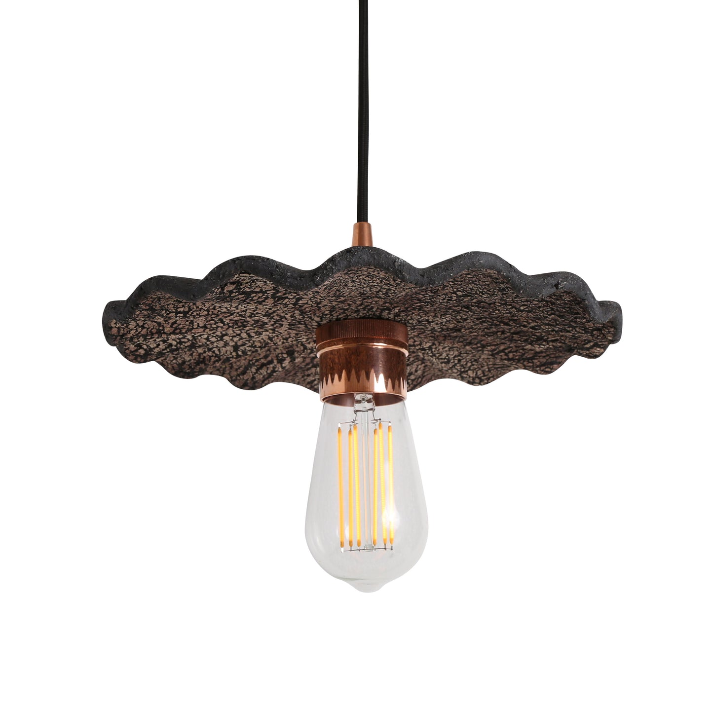 Kapok Organic Ceramic Pendant Light 27cm