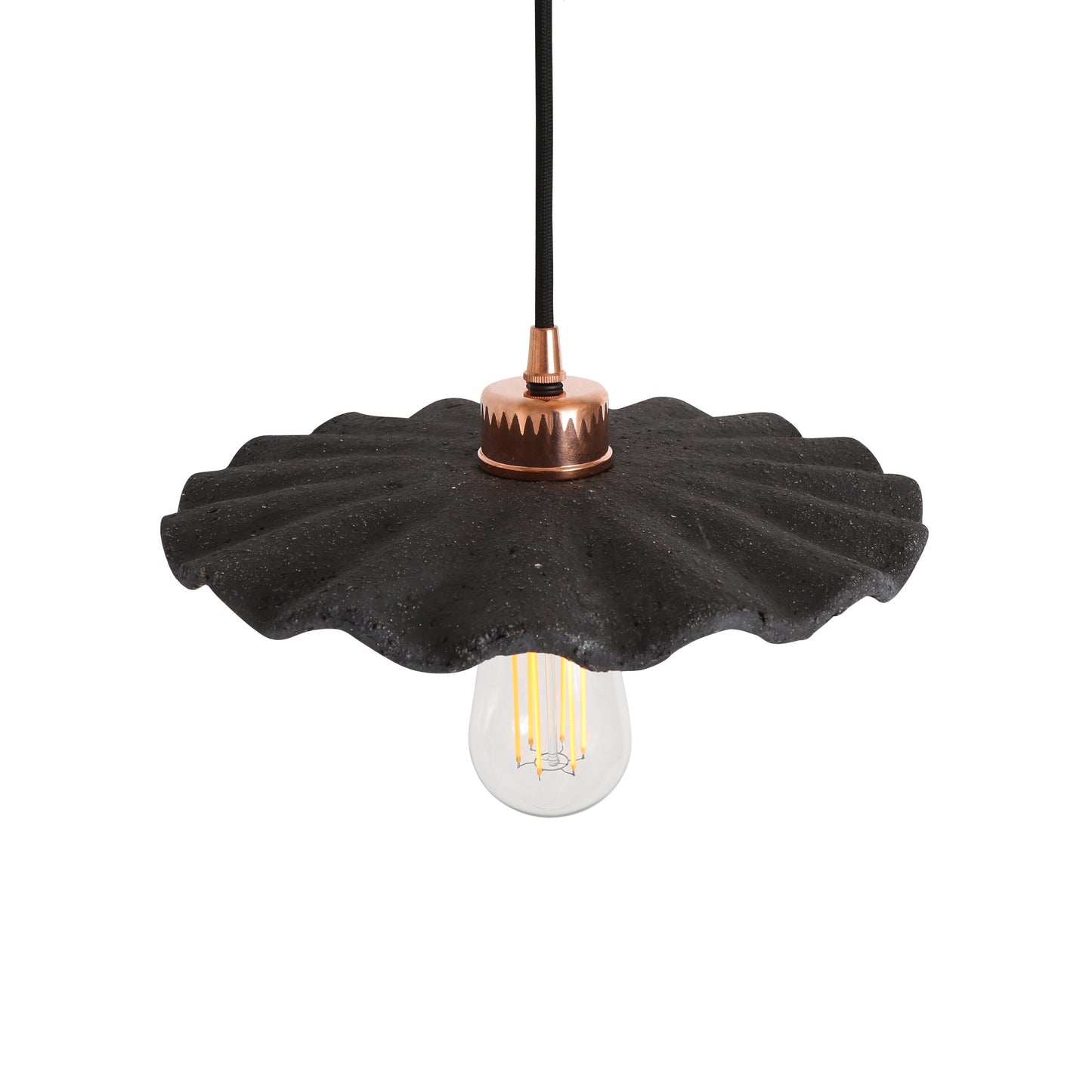 Kapok Organic Ceramic Pendant Light 27cm