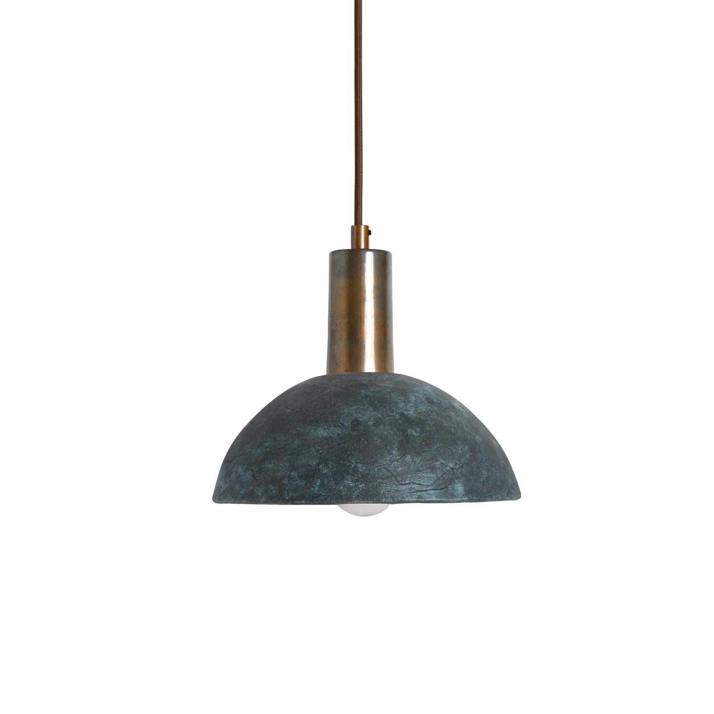 Kauri Organic Ceramic Dome Pendant Light