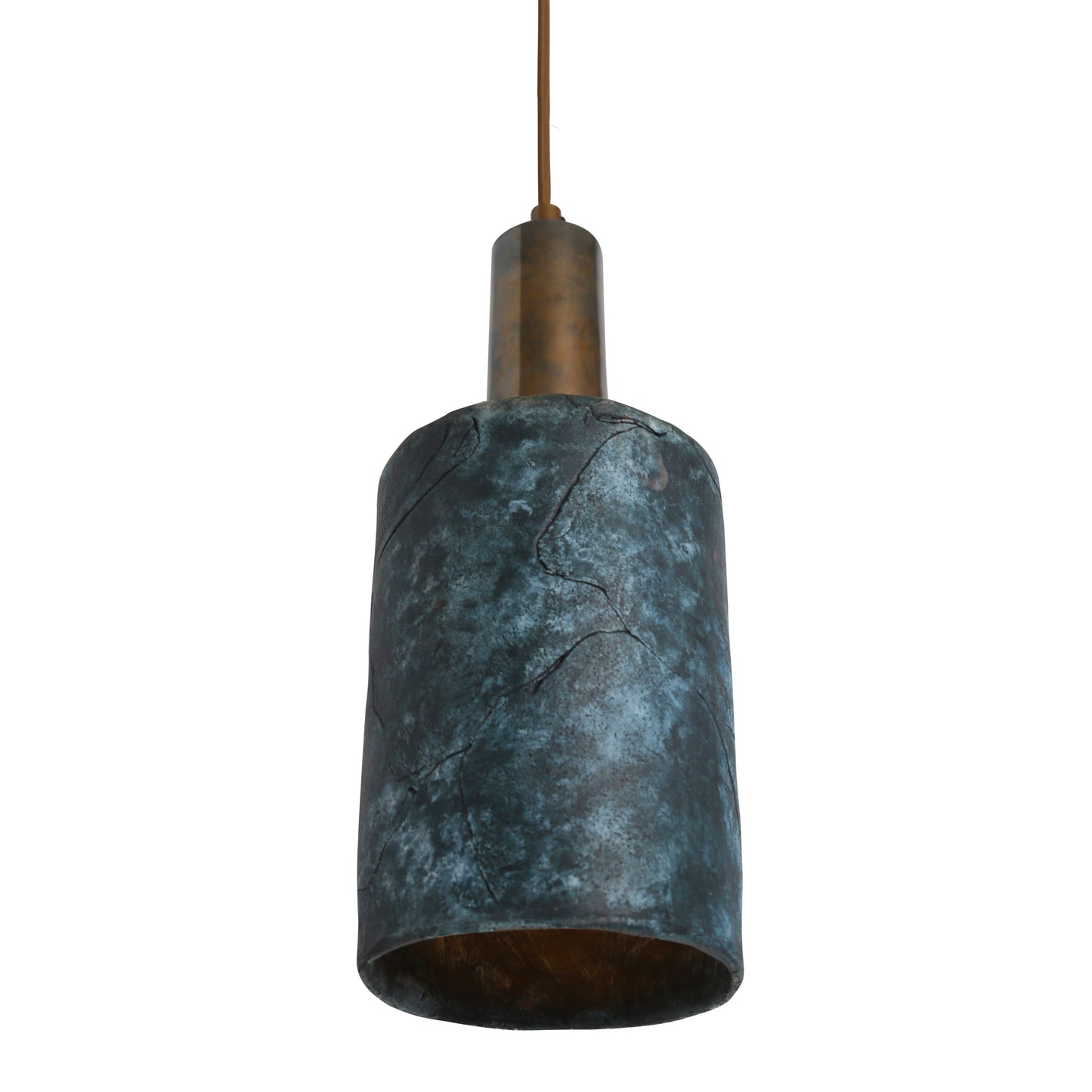 Senna Organic Ceramic Cylinder Pendant Light 12cm