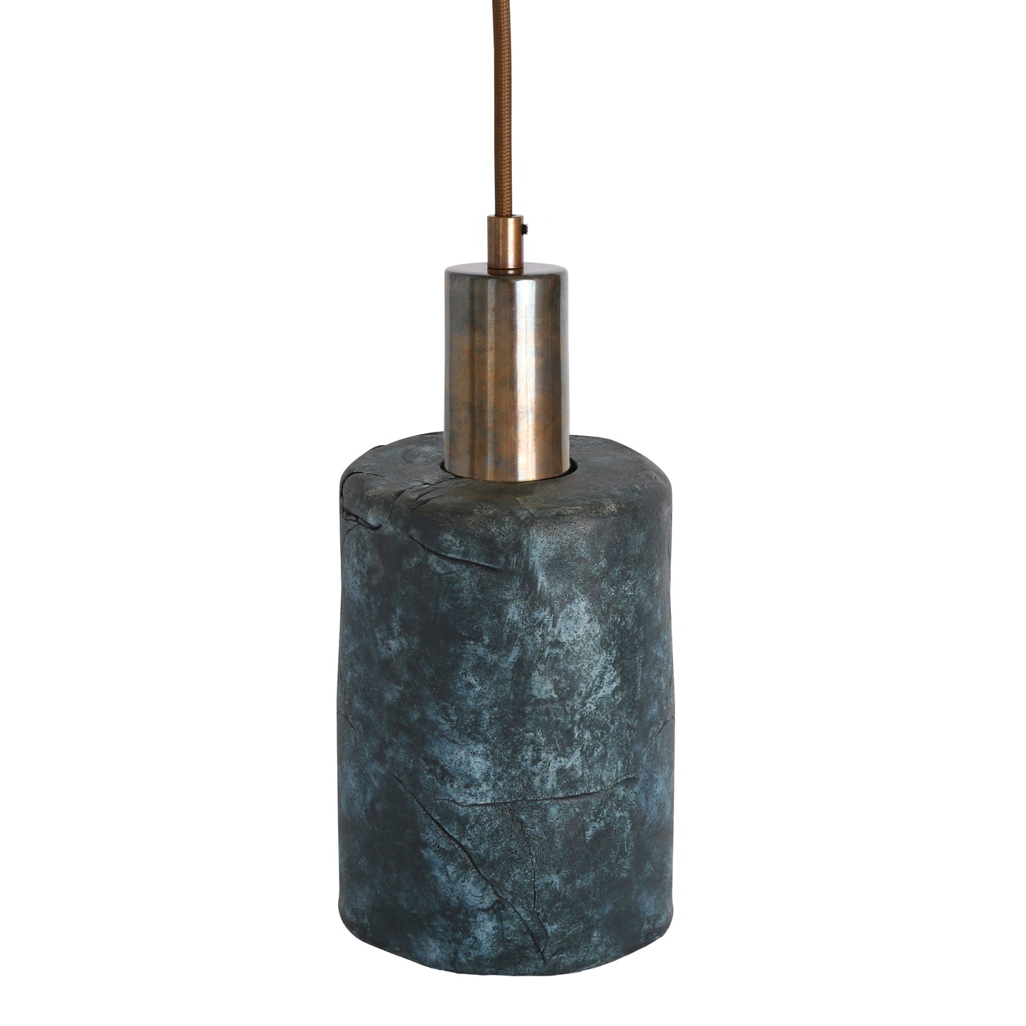 Senna Organic Ceramic Cylinder Pendant Light 12cm