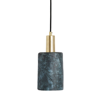 Senna Organic Ceramic Cylinder Pendant Light 12cm