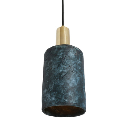 Senna Organic Ceramic Cylinder Pendant Light 12cm