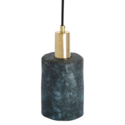 Senna Organic Ceramic Cylinder Pendant Light 12cm