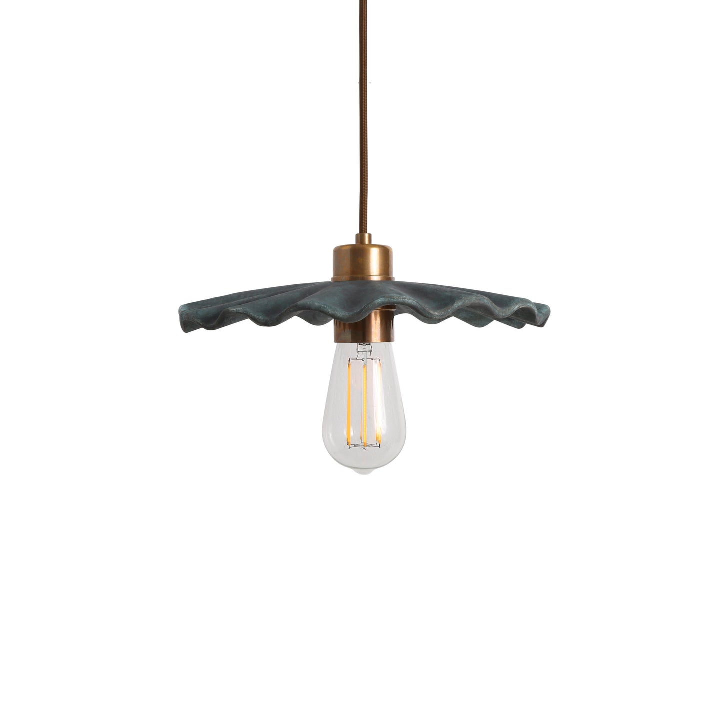 Kapok Organic Ceramic Pendant Light 27cm