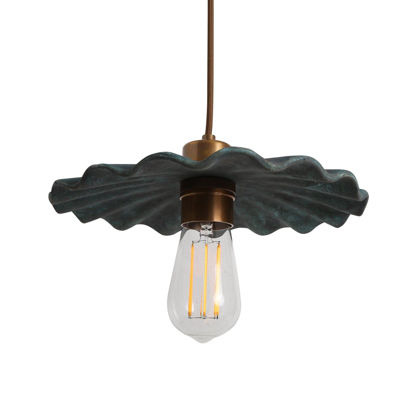 Kapok Organic Ceramic Pendant Light 27cm