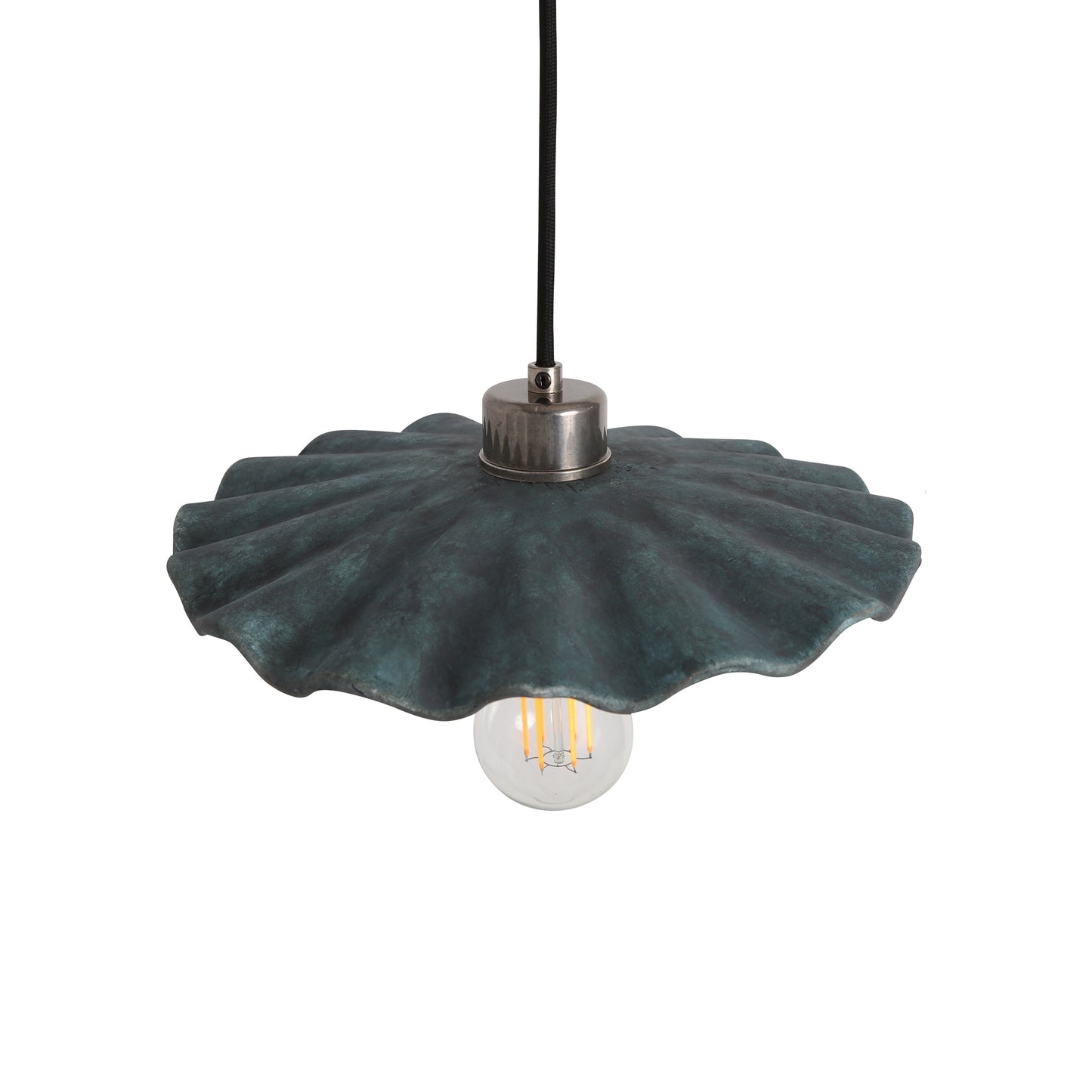 Kapok Organic Ceramic Pendant Light 27cm