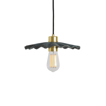 Kapok Organic Ceramic Pendant Light 27cm