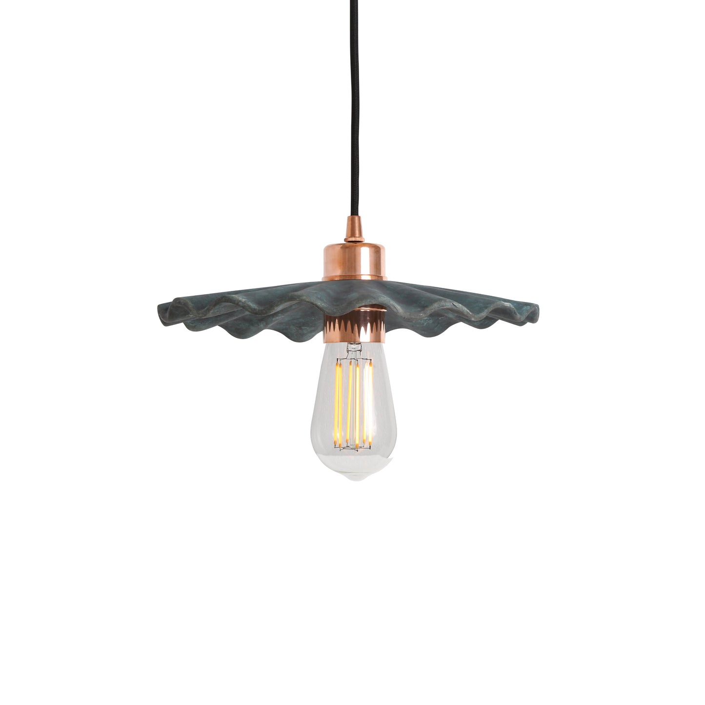 Kapok Organic Ceramic Pendant Light 27cm