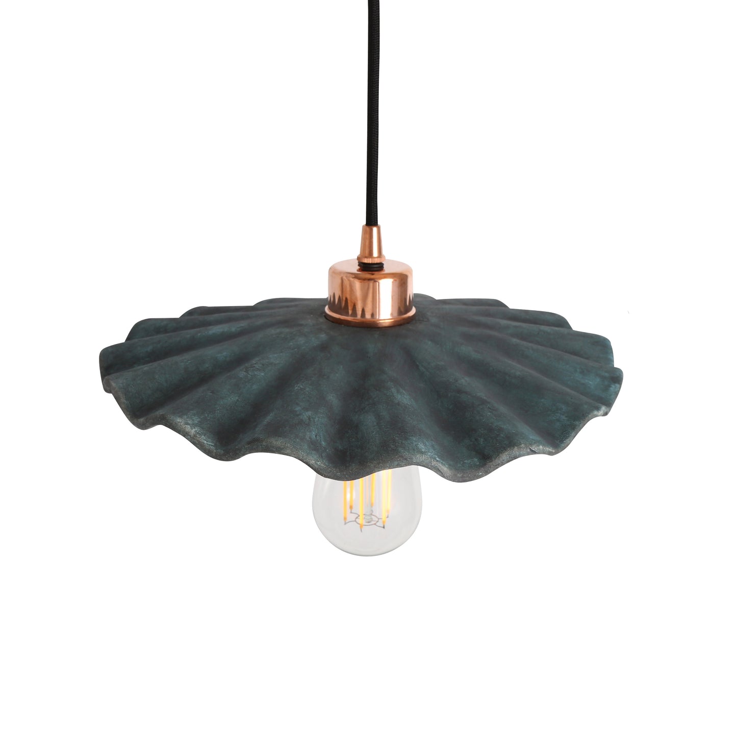 Kapok Organic Ceramic Pendant Light 27cm