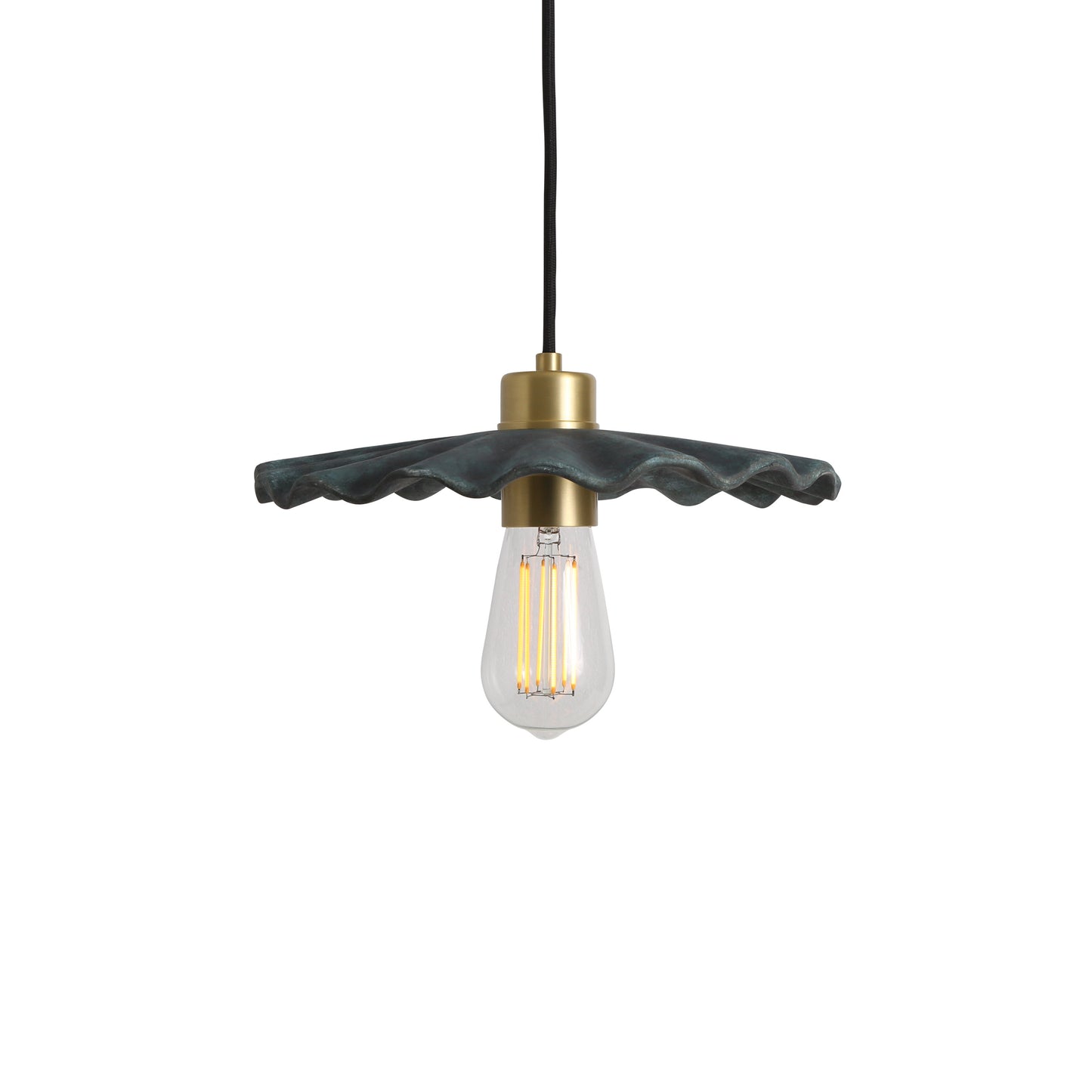 Kapok Organic Ceramic Pendant Light 27cm