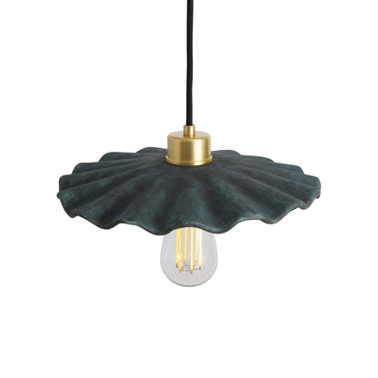 Kapok Organic Ceramic Pendant Light 27cm