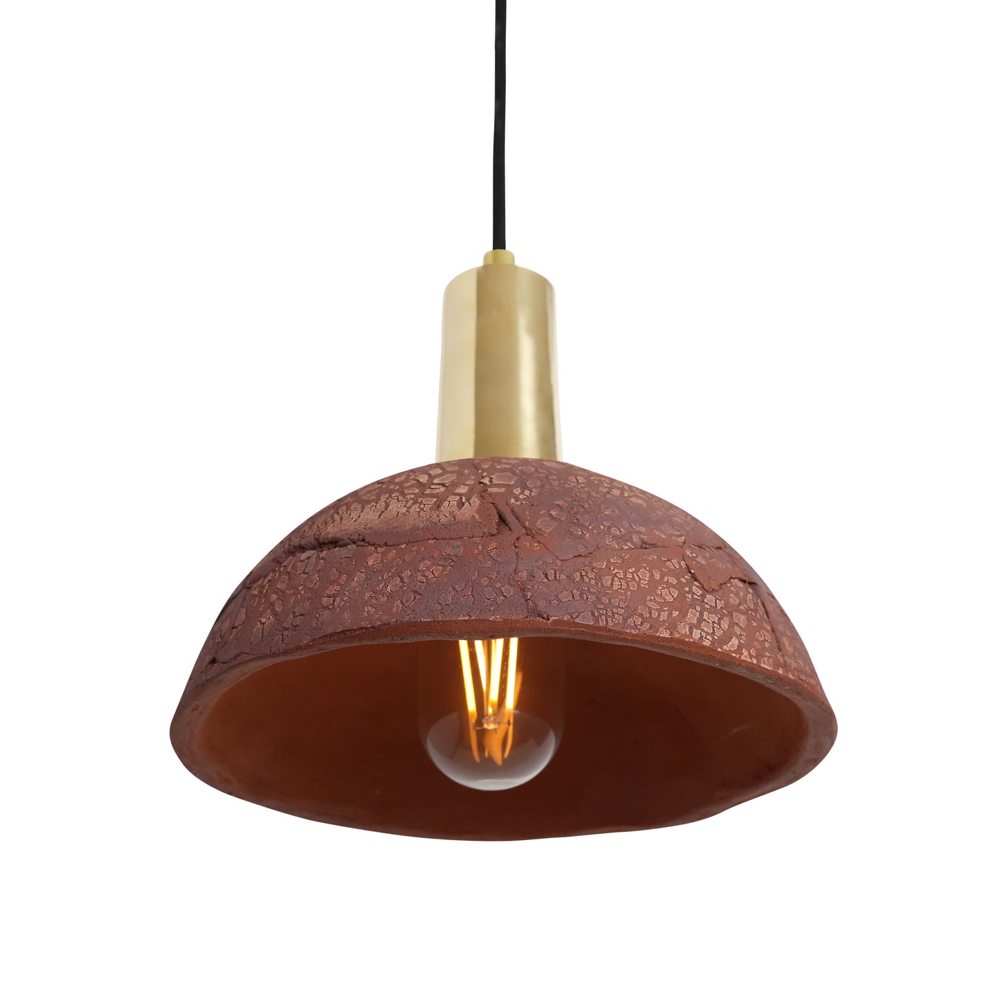 Kauri Organic Ceramic Dome Pendant Light