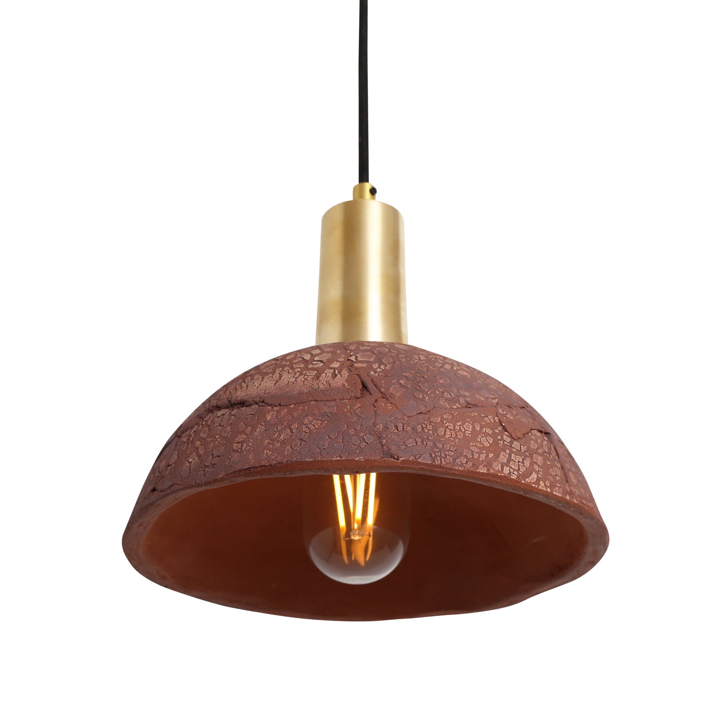 Kauri Organic Ceramic Dome Pendant Light
