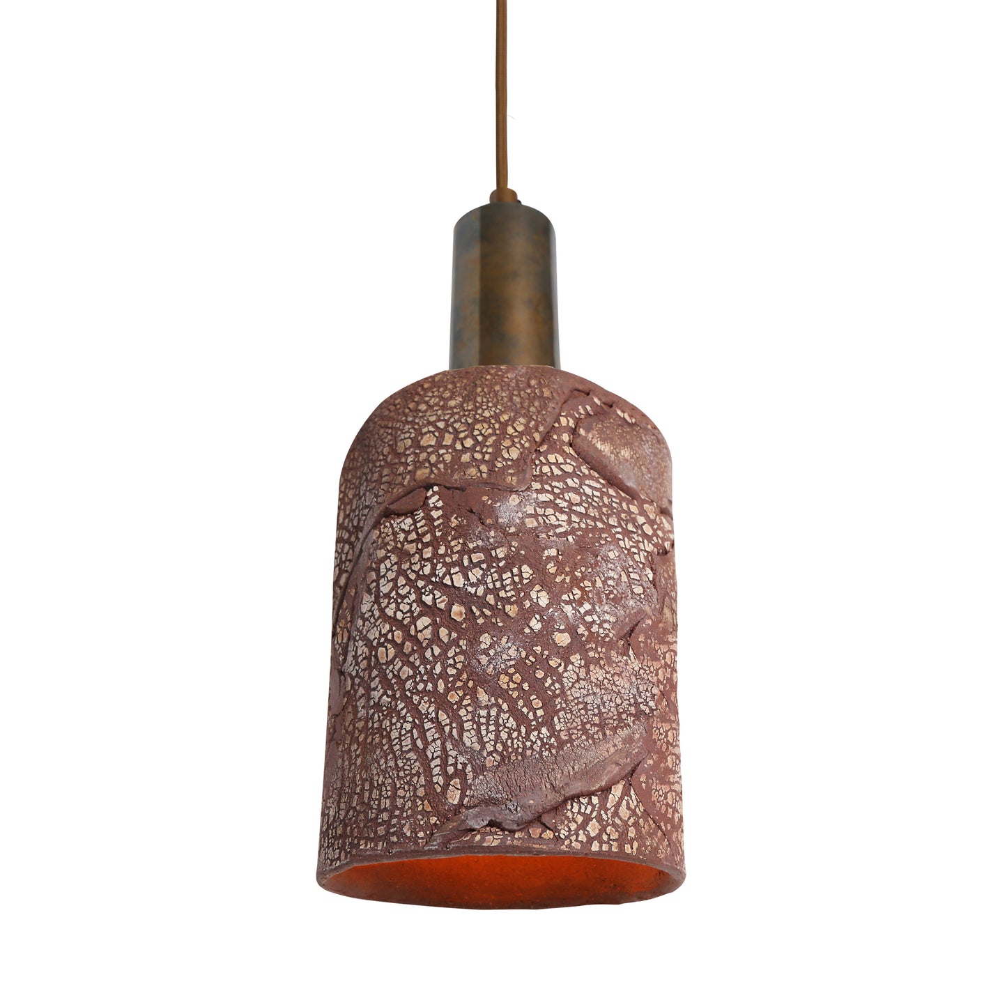 Senna Organic Ceramic Cylinder Pendant Light 12cm