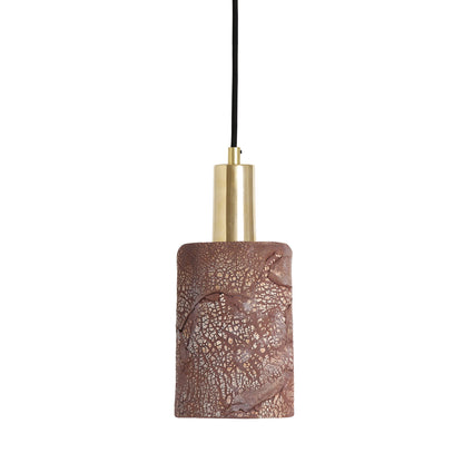 Senna Organic Ceramic Cylinder Pendant Light 12cm