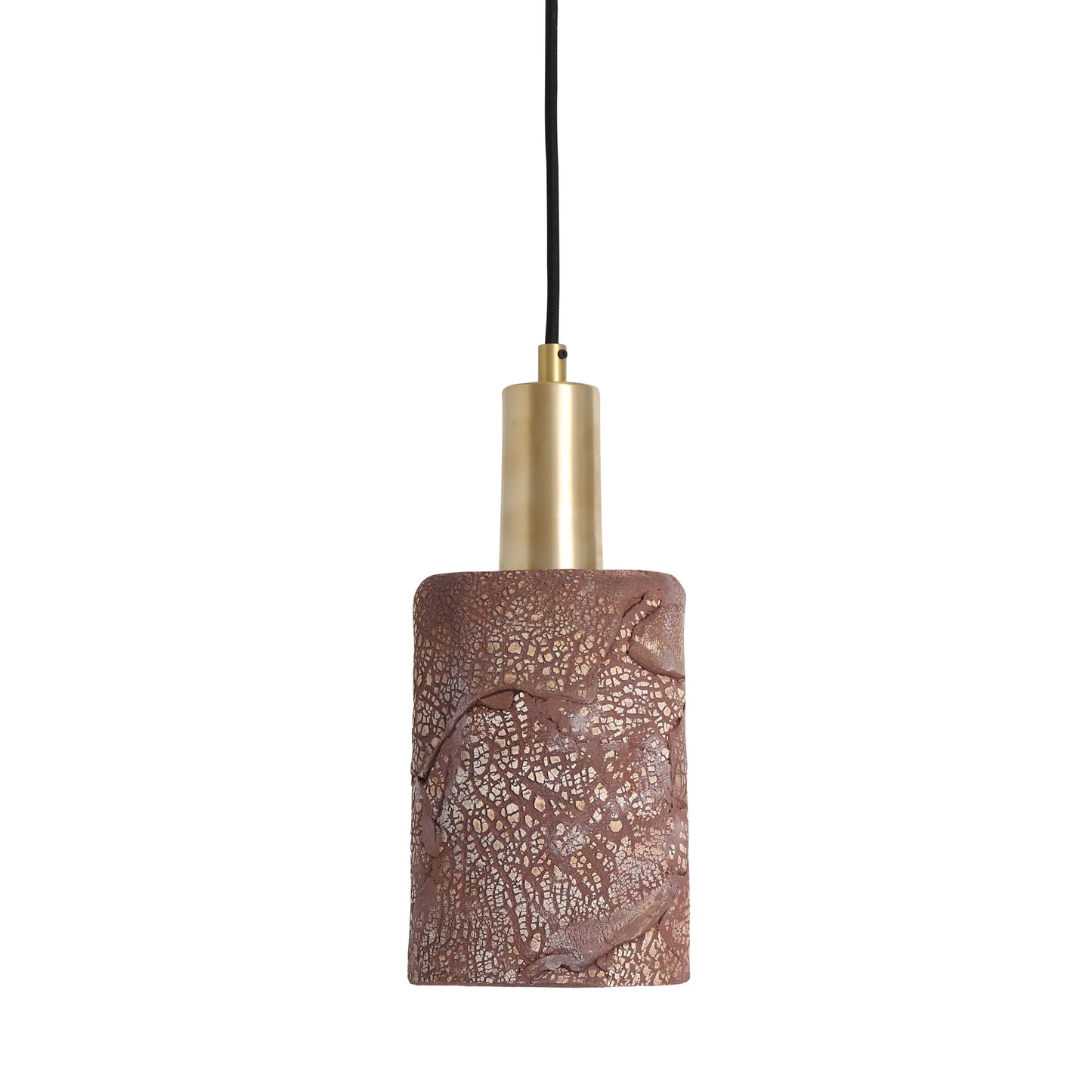 Senna Organic Ceramic Cylinder Pendant Light 12cm