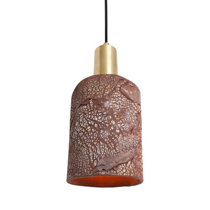 Senna Organic Ceramic Cylinder Pendant Light 12cm