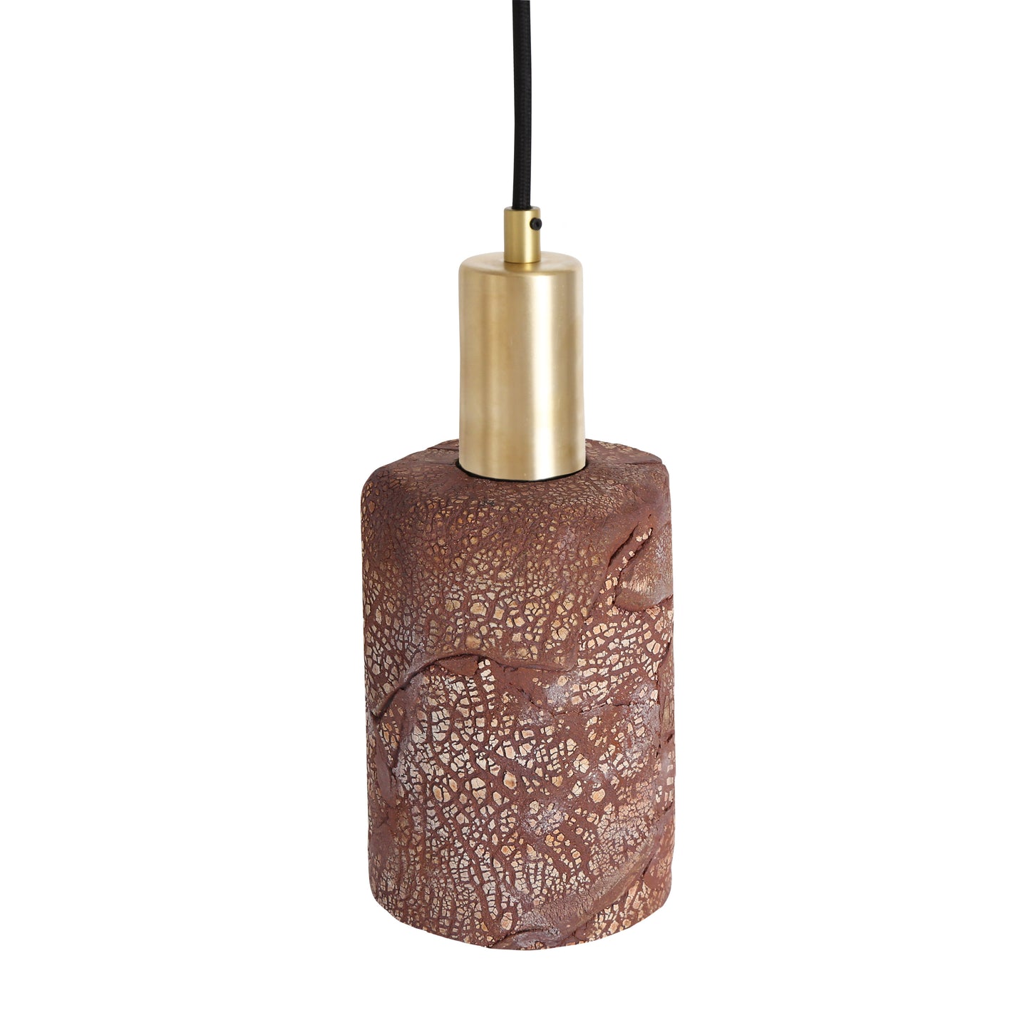 Senna Organic Ceramic Cylinder Pendant Light 12cm