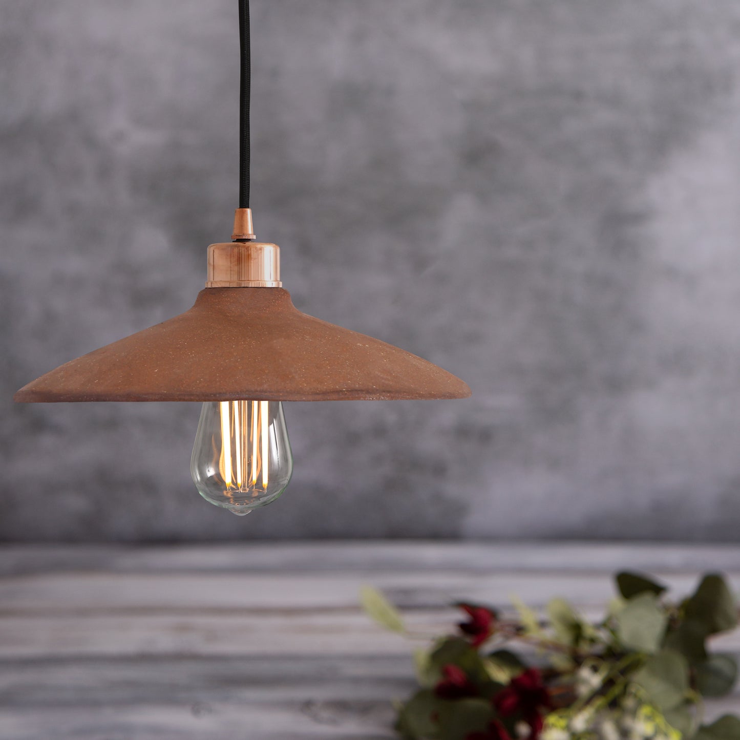 Pyrus Organic Ceramic Pendant Light 28cm