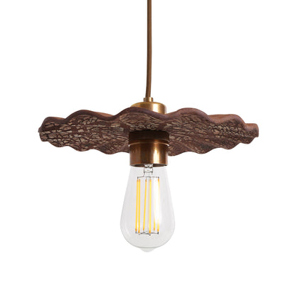 Kapok Organic Ceramic Pendant Light 27cm