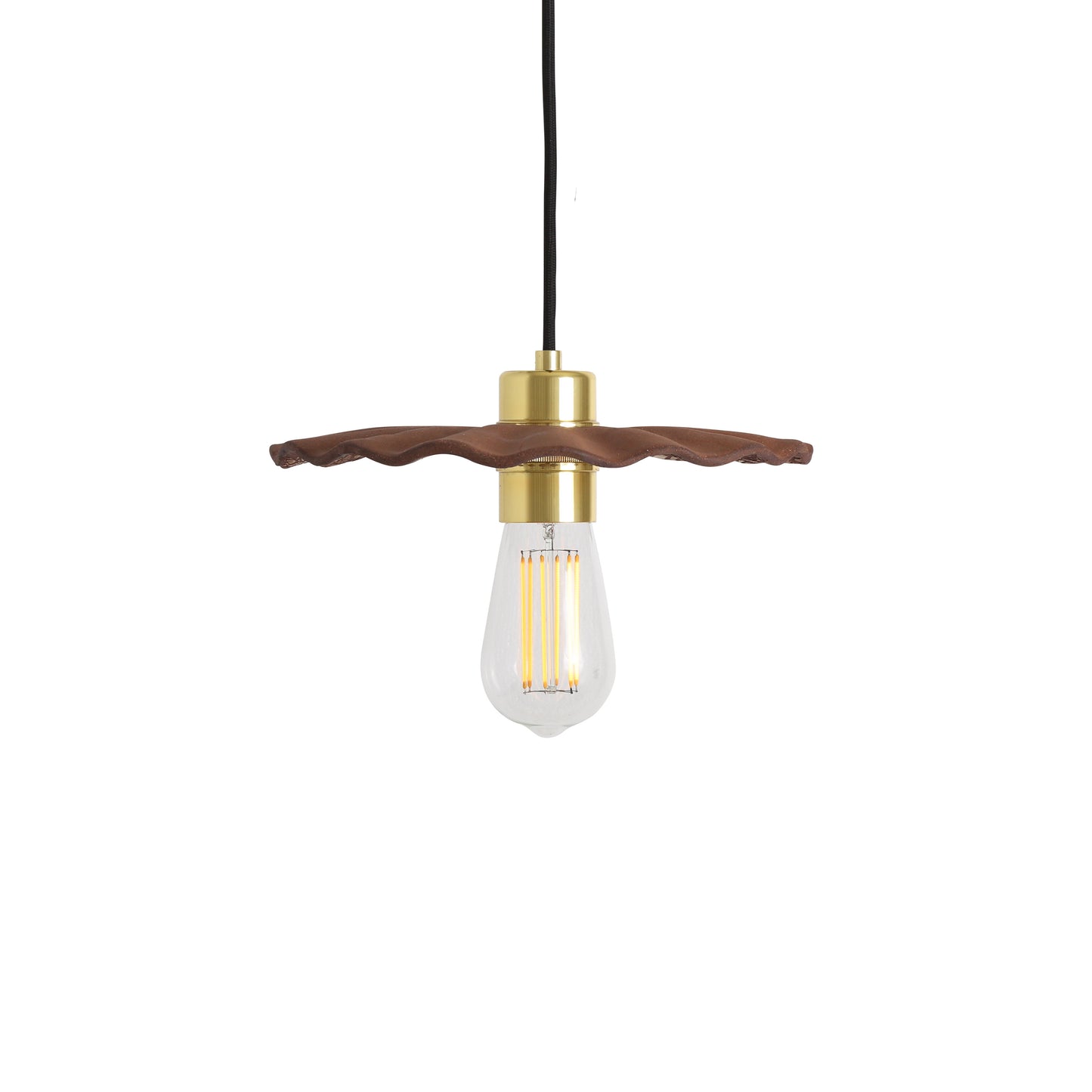 Kapok Organic Ceramic Pendant Light 27cm