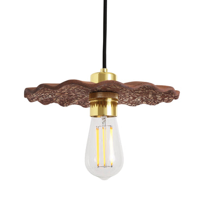 Kapok Organic Ceramic Pendant Light 27cm