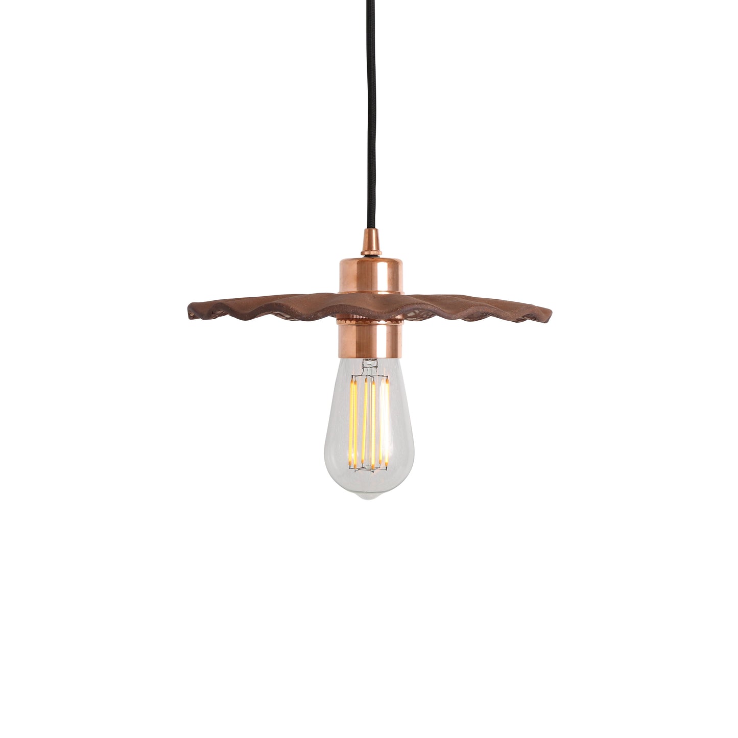 Kapok Organic Ceramic Pendant Light 27cm