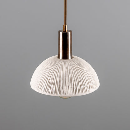 Kauri Organic Ceramic Dome Pendant Light
