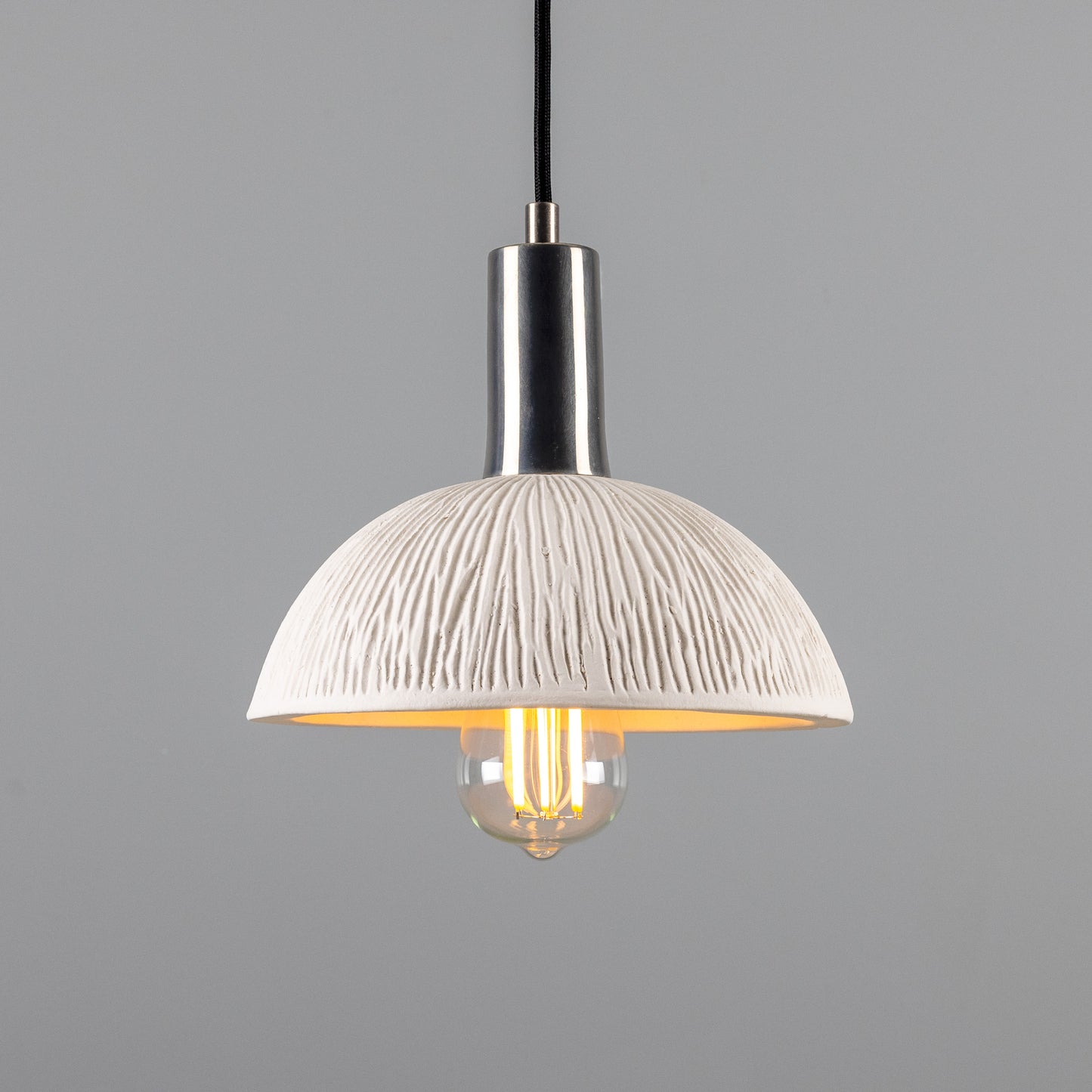 Kauri Organic Ceramic Dome Pendant Light