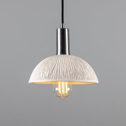 Kauri Organic Ceramic Dome Pendant Light