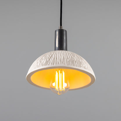 Kauri Organic Ceramic Dome Pendant Light