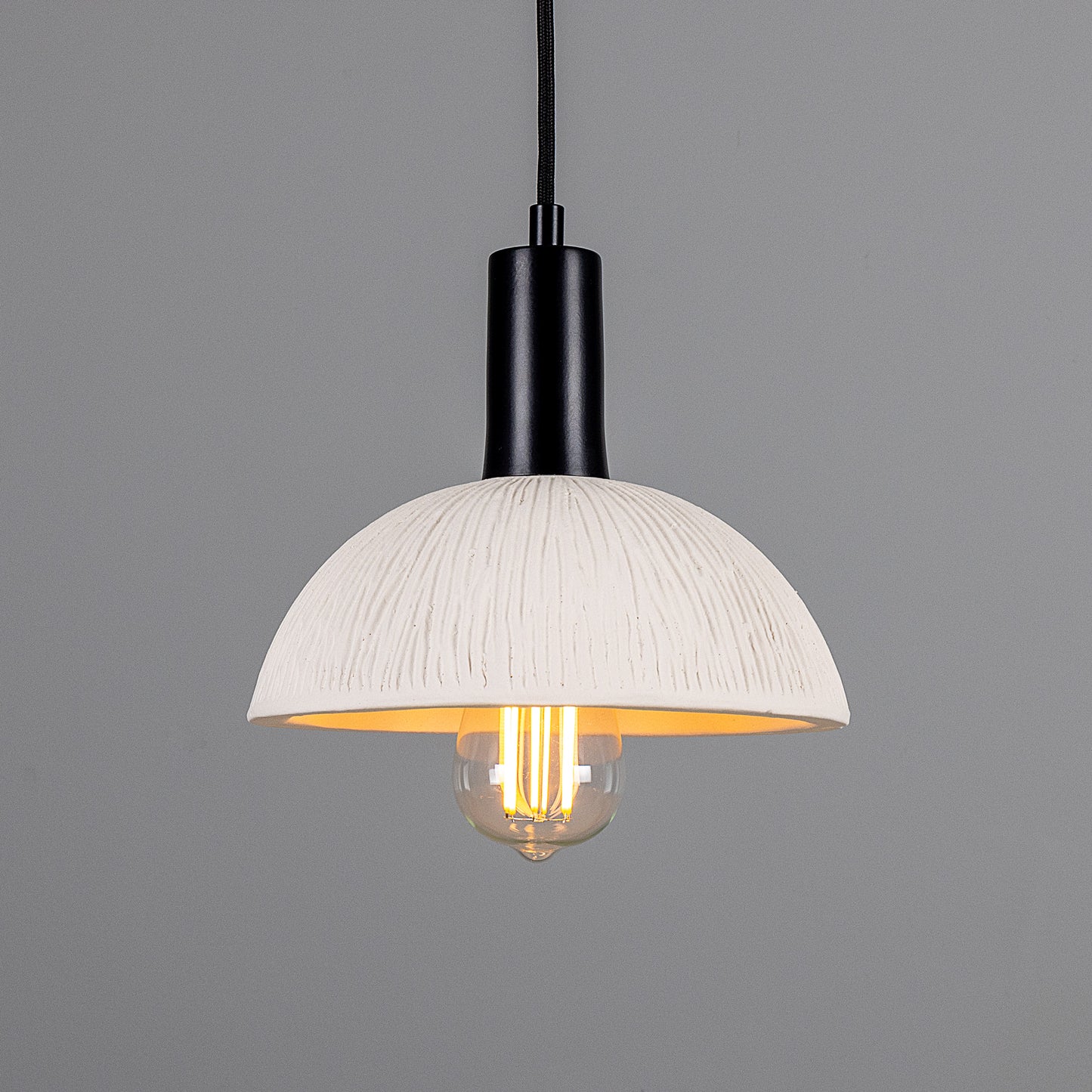 Kauri Organic Ceramic Dome Pendant Light