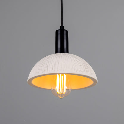 Kauri Organic Ceramic Dome Pendant Light