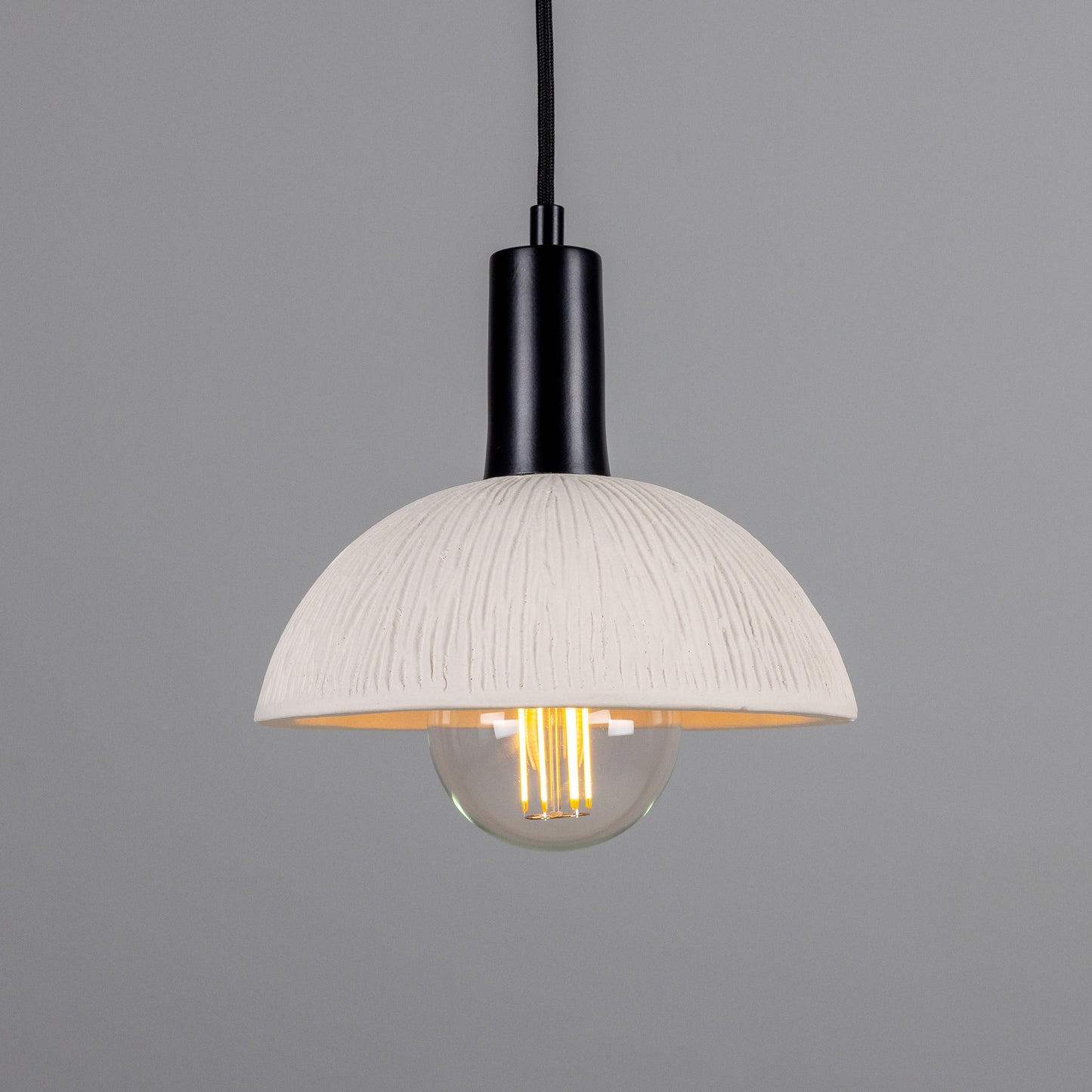 Kauri Organic Ceramic Dome Pendant Light