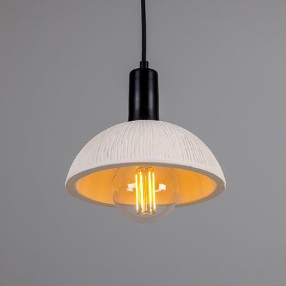 Kauri Organic Ceramic Dome Pendant Light