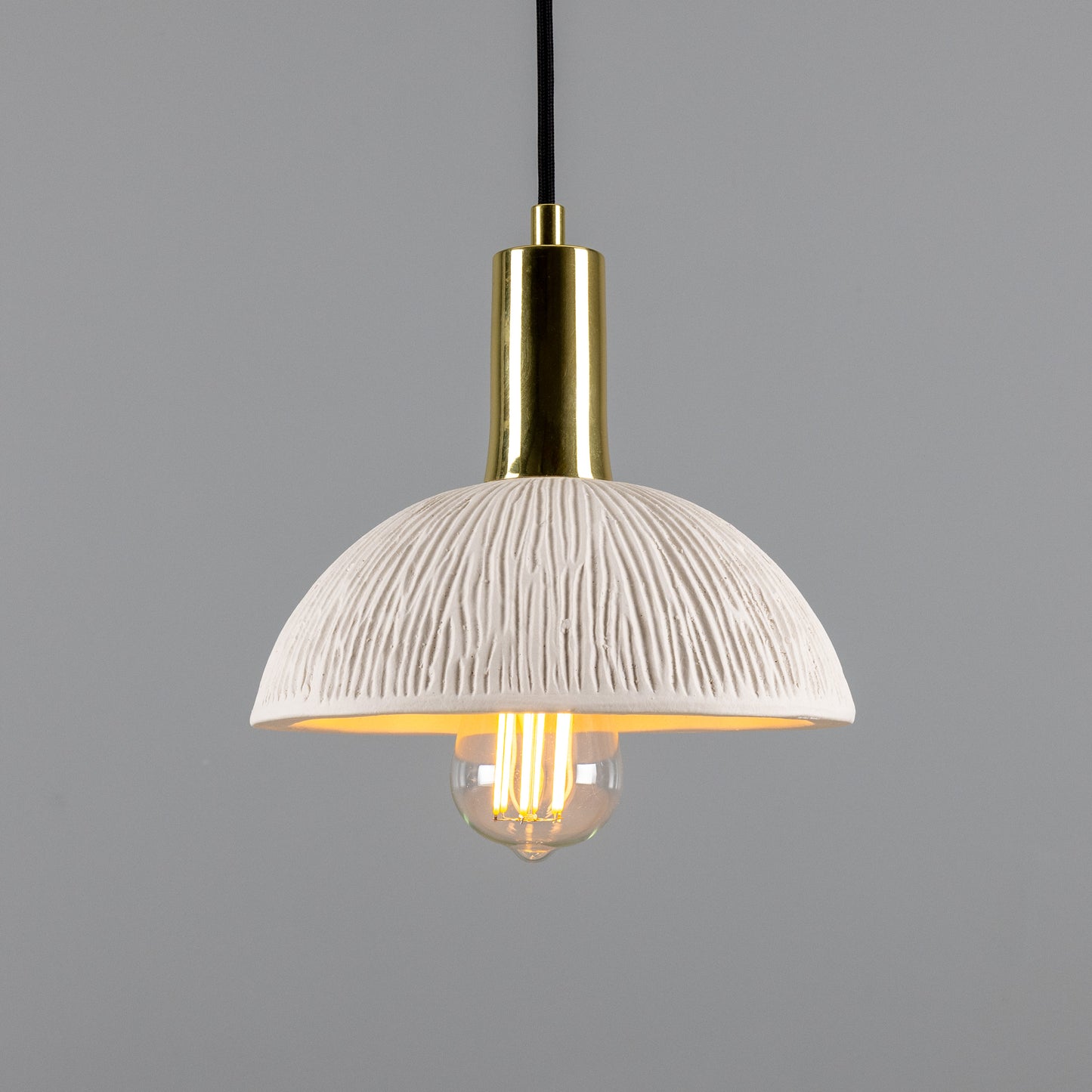 Kauri Organic Ceramic Dome Pendant Light