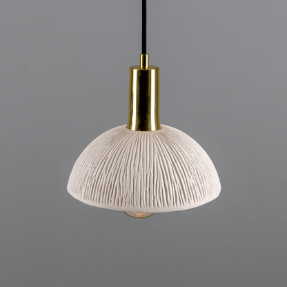 Kauri Organic Ceramic Dome Pendant Light