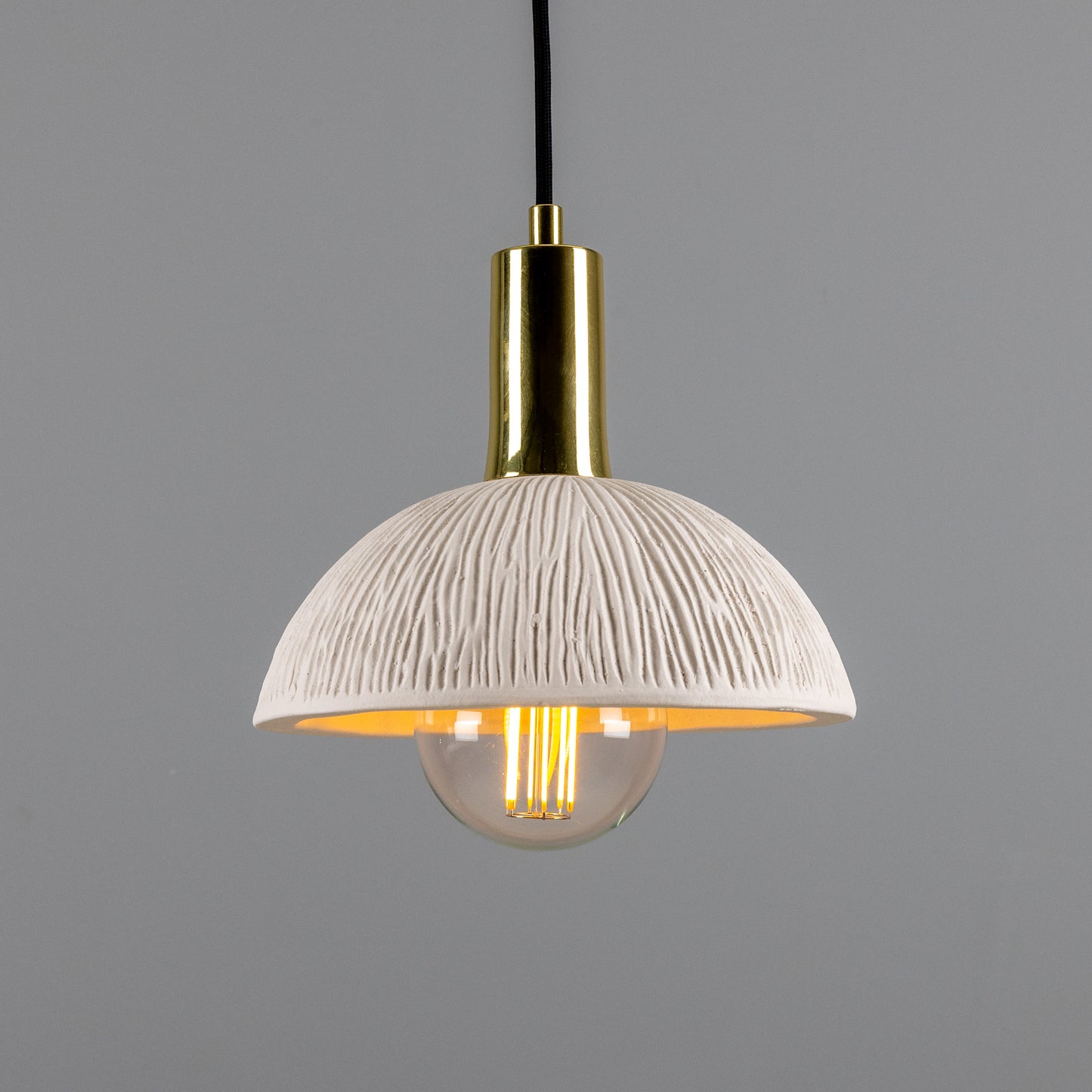 Kauri Organic Ceramic Dome Pendant Light