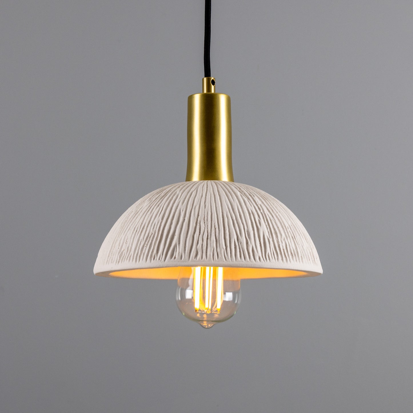 Kauri Organic Ceramic Dome Pendant Light